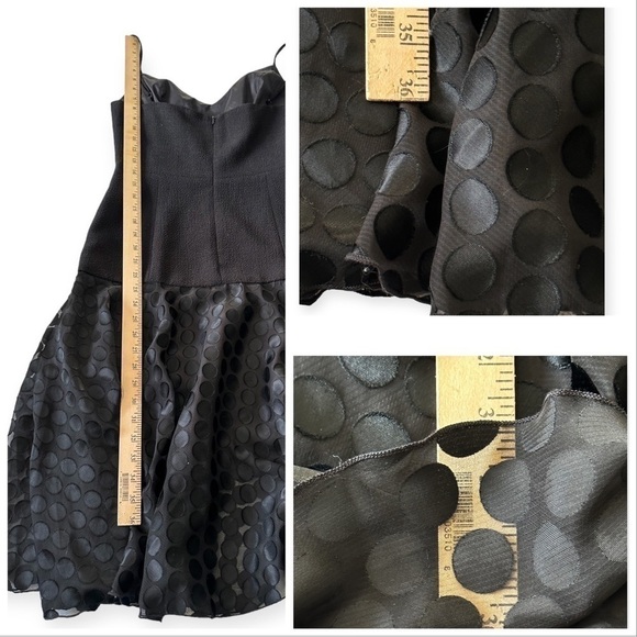 New with Tags, Black Halo Catalyna Cb Black Cocktail Dress, Size 4 - Picture 15 of 15